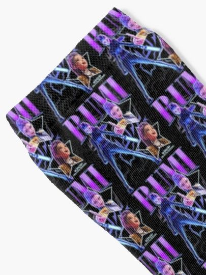 Rumi Showcase Retro Huntrx - Huntrix Kpop Demon Hunters Socks