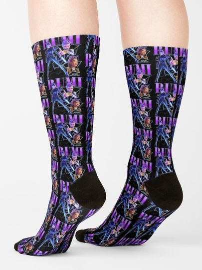 Rumi Showcase Retro Huntrx - Huntrix Kpop Demon Hunters Socks