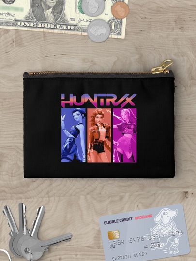 Huntrix Kpop Demo Movie Zipper Pouch