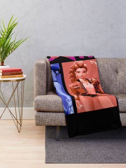 Huntrix Kpop Demo Movie Fleece Blanket