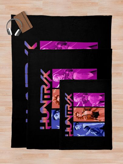 Huntrix Kpop Demo Movie Fleece Blanket