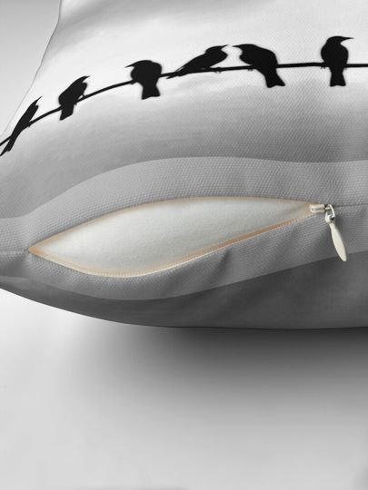 Birds On A Wire Pillow