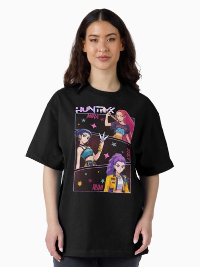Huntrix Demon Hunters Back To School Outfit, Kids T Shirts