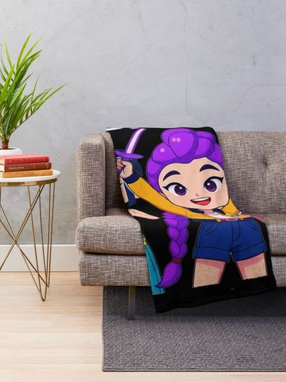 K-Pop Demon Hunters - Huntrix Fleece Blanket, Gift For Fan