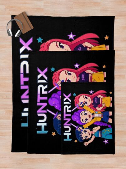 K-Pop Demon Hunters - Huntrix Fleece Blanket, Gift For Fan