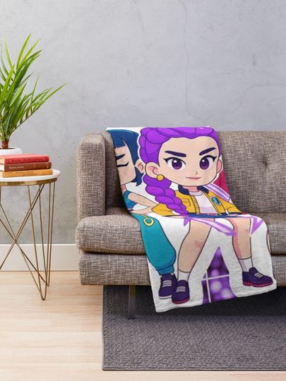 K-Pop Demon Hunters - Huntrix Fleece Blanket