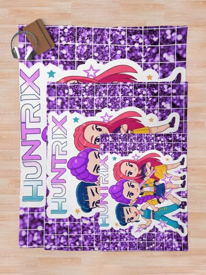 K-Pop Demon Hunters - Huntrix Fleece Blanket