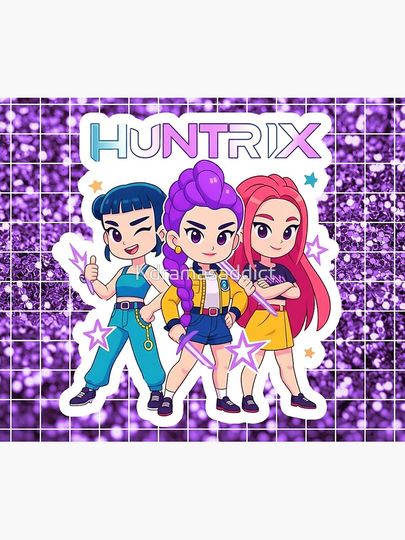 K-Pop Demon Hunters - Huntrix Fleece Blanket