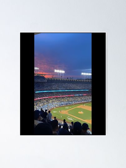 Dodger Stadium View Poster