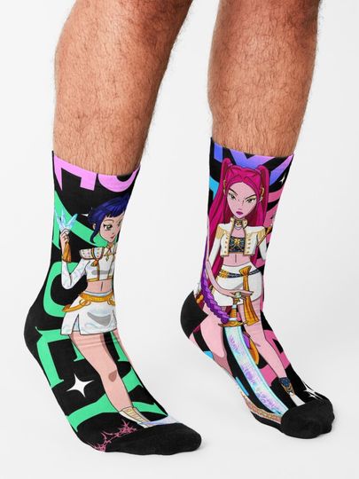 Huntrix KPOP Demon Hunters Socks