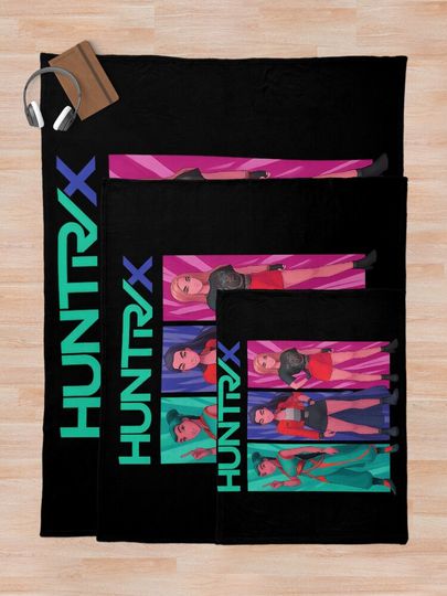 Huntrix Kpop Demon Hunters Fleece Blanket, Gift For Fan