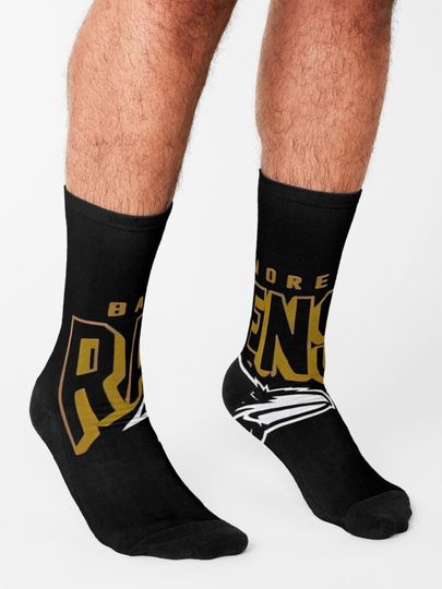 Baltimore Ravens Socks, Gift For Fan