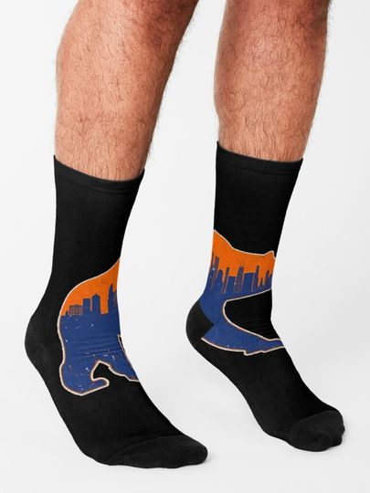 Chicago Bears Socks, Gift For Fan