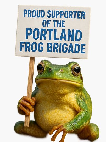 Frog Brigade supporter Sticker