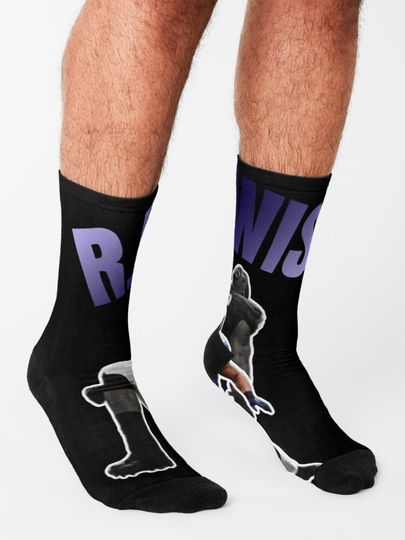Baltimore Ravens Socks, Gift For Fan