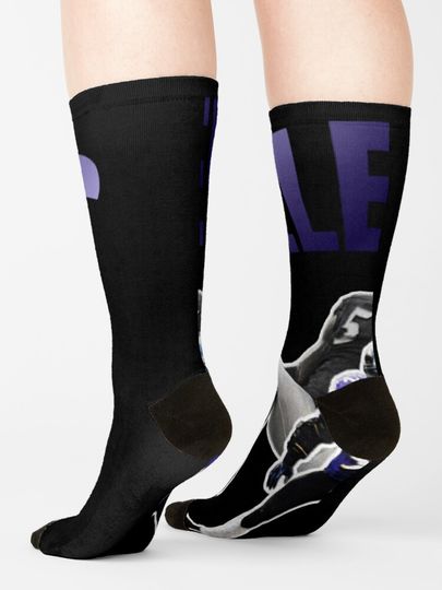 Baltimore Ravens Socks, Gift For Fan