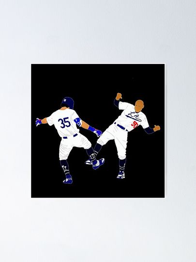 Dodgers - Cody And Mookie Poster