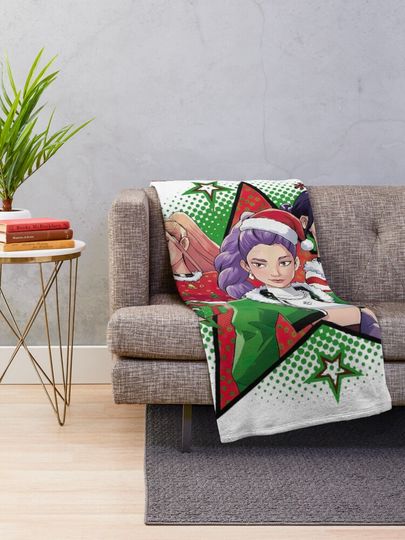 HUNTR X HUNTRIX Kpop Demon Hunters  Fleece Blanket