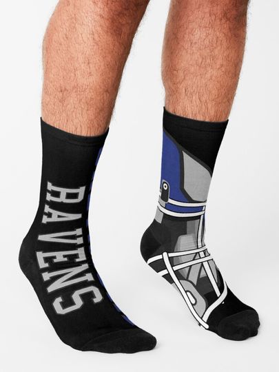 Baltimore Ravens Socks, Gift For Fan