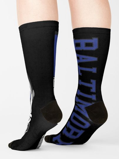 Baltimore Ravens Socks, Gift For Fan