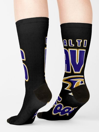 Baltimore Ravens Socks, Gift For Fan