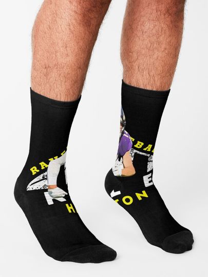 Baltimore Ravens Socks, Gift For Fan