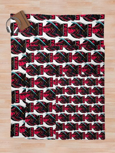 K-Pop Demon Hunters art Mira Fleece Blanket