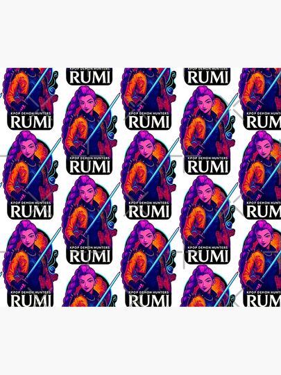 K-Pop Demon Hunters art Rumi - Fleece  Blanket