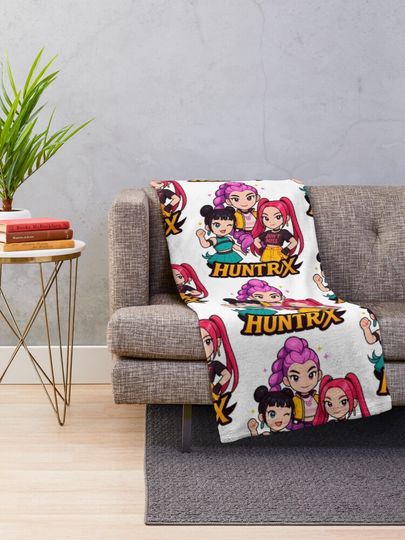K-Pop Demon Hunters art Fleece Blanket