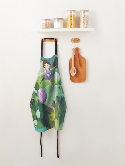 Iris, Daffodil and the windflower Apron
