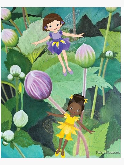 Iris, Daffodil and the windflower Apron