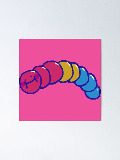 pansexual caterpillar Poster