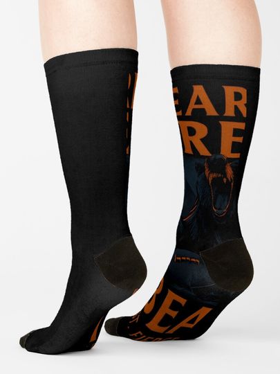 Chicago Bears Socks, Gift For Fan