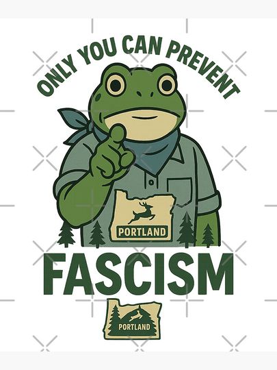 Portland-Frog Sticker