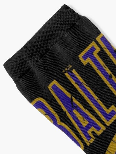 Baltimore Ravens Socks, Gift For Fan