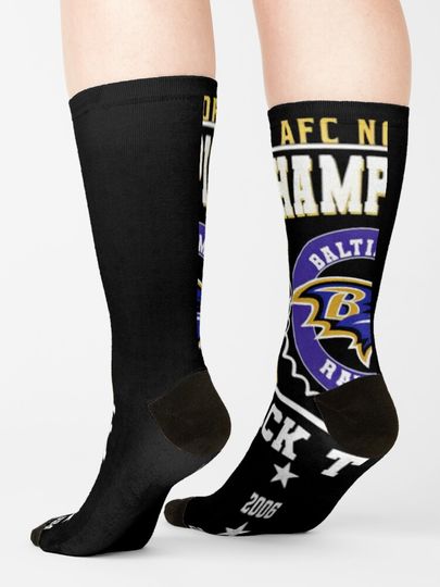 Baltimore Ravens Socks, Gift For Fan