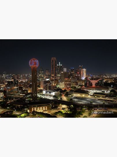 LH Dallas Skyline Poster