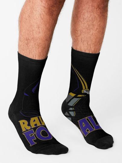 Baltimore Ravens Socks, Gift For Fan
