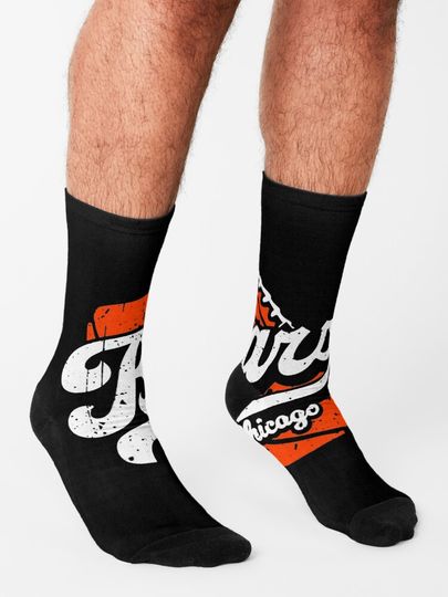 Chicago Bears Socks, Gift For Fan