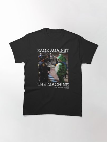 Portland-Frog Rage Against  Classic T-Shirt