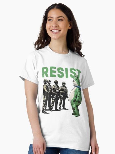 Frogs Resis Portland Frog Protest  Classic T-Shirt