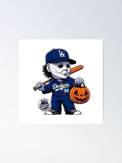 Ghostface Dodgers Poster
