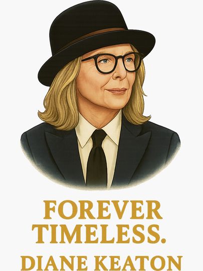 Diane Keaton Memorial Sticker