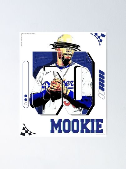 Mookie Betts baseball Player Design 3 Poster