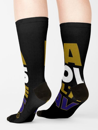 Baltimore Ravens Socks, Gift For Fan