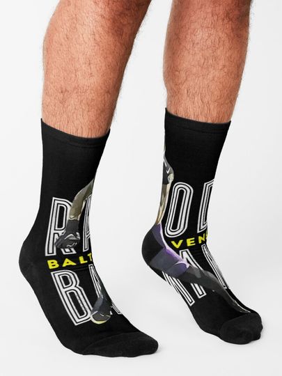 Baltimore Ravens Socks, Gift For Fan