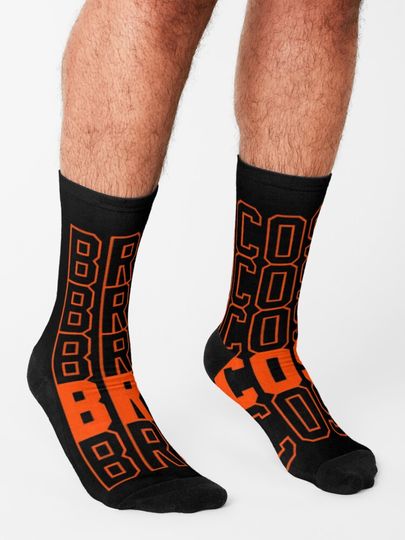 Denver Broncos Socks, Gift For Fan