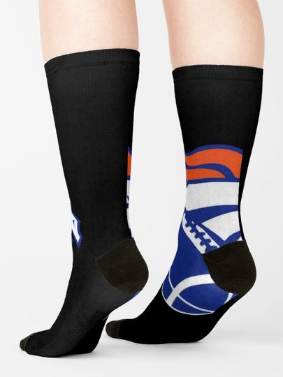 Denver Broncos Socks, Gift For Fan