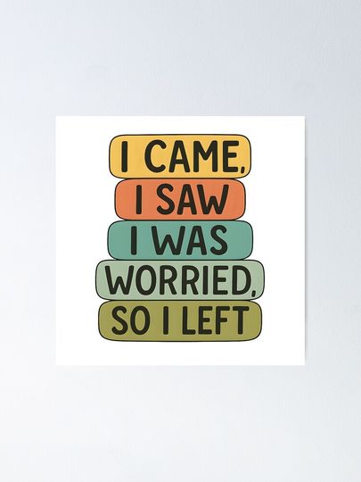 Introvert Exit Strategy Quote Poster