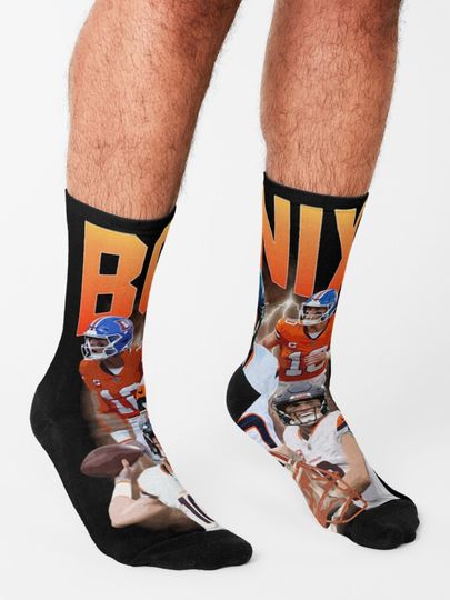 Denver Broncos Socks, Gift For Fan
